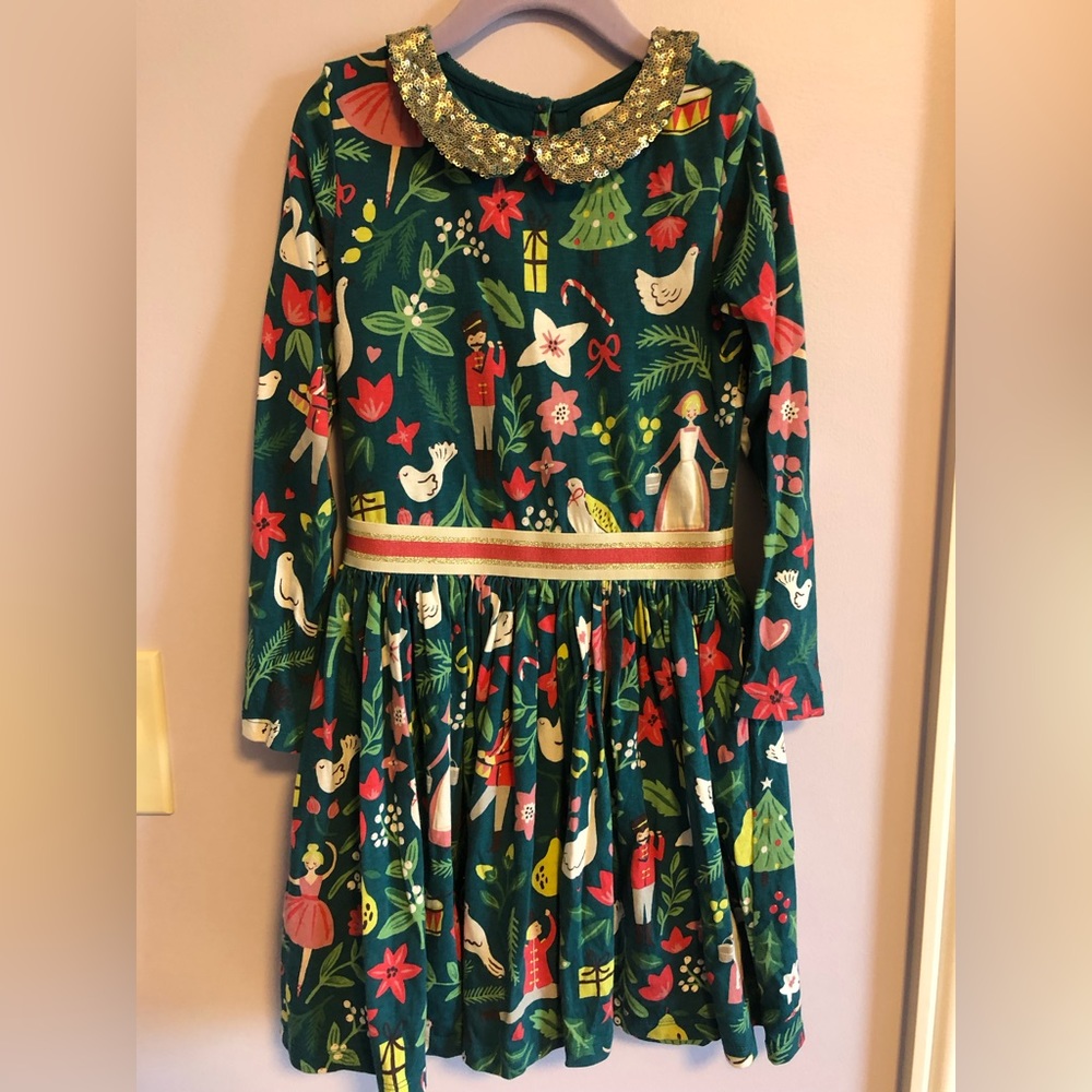 Mini Boden Girls Nutcracker Holiday Dress